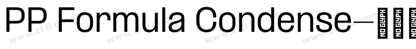 PP Formula Condense字体转换